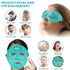 Ice Face Eye Mask for Dark Circles and Puffiness, Cold Warm Compress Gel Mask Package for Women and Men