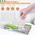 100 Pcs Disposable Plastic Gloves - Food Handling Service Gloves for Cooking, Kitchen Cleaning, and Food Prep