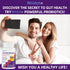 300 Billion AFU Akkermansia Probiotic, GLP-1 Probiotic for Women & Men, Enhances Gut Digestive Lining Function, 60 Caps