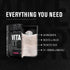 Jacked Factory Vita XT Performance Vitamin Powder, Daily Multivitamin for Men with KSM-66 Ashwagandha, 30 Servings,