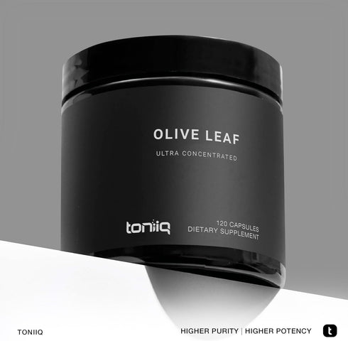 Olive Leaf Extract, Ultra High Potency 45:1 with 50% Oleuropein, Highly Concentrated, Third-Party Lab Tested, 120