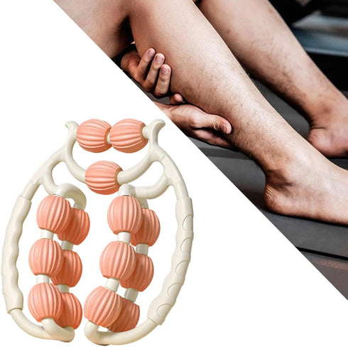 kowaku 20 Elbow (15Wheels-Orange) Massage Roller Relax Roller Wheels, Cellulite Roller Muscle Relaxer Circular Leg
