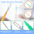 Interdental Brush Set, 100Pcs Soft Braces Brushes, 40Pcs Tooth Flossing Heads, 60pcs Disposable Flossers