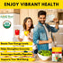 Sunlit Super 50/50 Organic Chlorella Spirulina Tablets, Super Greens Supplement for Immune Support, 1000 Superfood Tabs