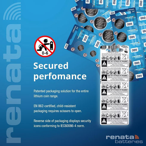 Renata Coin Cell Battery CR2477 Lithium Replaces DL2477 (10 Pcs)