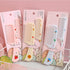 2 Piece Mini Hair Comb Set, Small Cute Anti-Static Fine Tooth Rat Tail Comb for Wet and Dry (Blue Ice Cream)