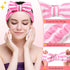 WILLBOND 24 Pack Spa Headband Bow Hair Band - Adjustable Skincare Headbands for Women, Cute Pattern