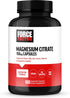 Force Factor Magnesium Citrate | 180 Capsules | Supports Bone, Muscle, Nerve, Digestion, Heart Health