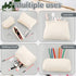 3 Pcs Cosmetic Bags, Makeup Bag for Women, Portable Travel Toiletry Pouch, Cute Organizer for Daily Use (Elegant, PU