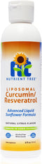 Liposomal Curcumin (Turmeric) and Resveratrol, Powerful Antioxidants, Alcohol-Free, Non-GMO, No Soy or Gluten