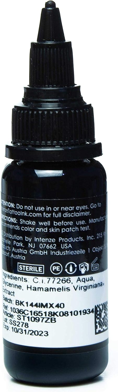 INTENZE Products Zuper Black, 1 oz.