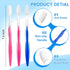 100 pcs Prepasted Disposable Toothbrushes, Individually Wrapped, Travel Toothbrushes for Homeless Gift