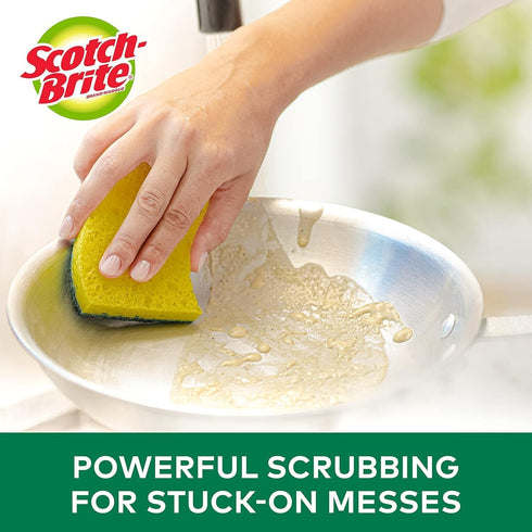 Scotch-Brite Heavy-Duty Scrub Sponge for Tough Cleaning