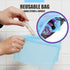 Sjxsimwoo Glass Cleaning Kit, Reusable Silicone Kit, Includes Soaking Bag, Brush, Pad, Lid, Stopper, Funnel