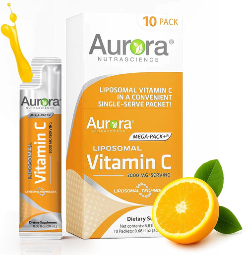 Aurora Nutrascience Liposomal Liquid Vitamin C - Healthy Immune Support Supplement for