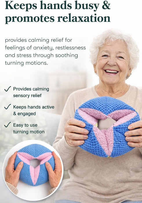 Sensory Comfort Pillow for Alzheimer's and Dementia Care - Fidget Toy for Elderly