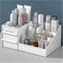 Large Makeup Capacity Cosmetic Storage Box, Skin Care Organizer for Jewelry, Makeup, Brushes, Lipsticks, Nail Polish,