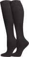 NuVein Compression Socks for Men and Women, Medical Grade 15-20 mmHg, Knee High, 1 Pair, Charcoal, X-Large
