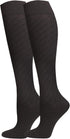 NuVein Compression Socks for Men and Women, Medical Grade 15-20 mmHg, Knee High, 1 Pair, Charcoal, X-Large