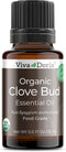 100% Pure Clove Bud Essential Oil by Viva Doria, Undiluted, USDA Certified Organic, 15 mL (0.5 fl oz)
