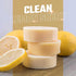 Old Town Soap Co. 3 Pack 4oz Lemon Dish Block Soap Bar - Natural Dish Soap Bar for Eco-Friendly Cleaning - Premium Dish