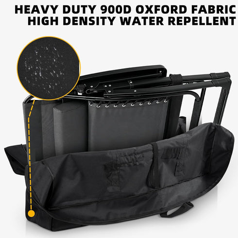 Heavy Duty Folding Chair Storage Bag - Zero Gravity Chair Cover, Extra Large Carrying Case for Beach Chair Camping