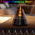 KadiDise 120ml 7-Color Flame humidifier,Flame Aroma Diffuser, Flame Humidifier, Essential Oil Aromatherapy Diffuser