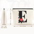 Personalized Initial Makeup Bag for Women, Letter C Cosmetic Bag Toiletry Pouch A-Z Letters Make up Bag Monogrammed Toiletry Bag, Birthday Gifts for Women Mom (C)