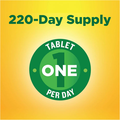 Vitamin D3 220 Tablets - 2000 IU (50 mcg), Supports Immune Health, Strong Bones and Teeth, & Muscle Function, 250%