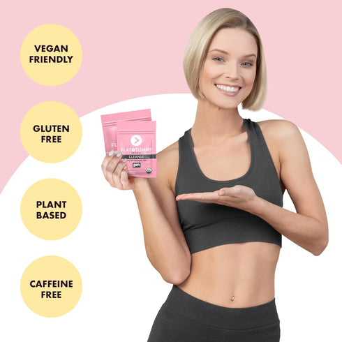 Tummy (2 2-Step Flat Detox Tea Week Program) Detox Tea to Boost Energy & Reduce Bloating* - All Natural Detox Cleanse
