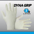 SAS Dyna Grip Powder-Free Premium Latex Disposable Gloves, 7 Mil - XL - 100 Count for Automotive Industrial Janitorial