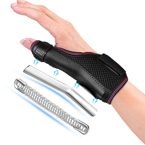 Thumb Brace, Adjustable Breathable Spica Splint for Right and Left Hand, Pain Relief for Carpal Tunnel, Arthritis