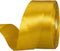 YASEO 1 1/2 Gold Solid Satin Ribbon, 50 Yards Craft Fabric Ribbon for Gift Wrapping