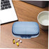 Weekly Pill Organizer - Portable Multi-Grid Medicine Dispenser for Purse