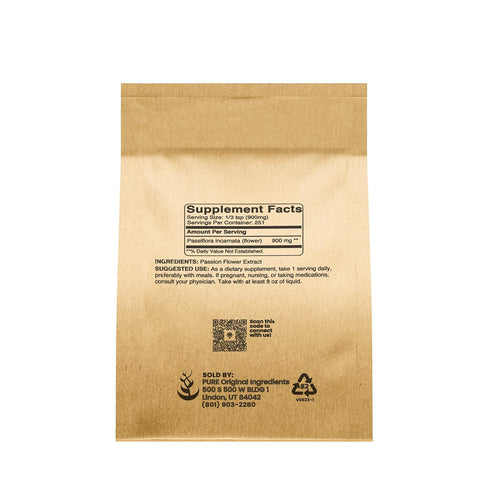 Pure Original Ingredients Passion Flower Extract (8oz) Pure & Natural, Non-GMO, Gluten-Free