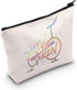 POFULL Indoor Cycling Bike Spin Class Workout Gift, Spin Queen Cosmetic Bags for Spinning Bike Gym