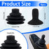 Trinkrittey 4 Pcs Wheelchair Joystick Button Cap Joystick Controller Knob and Gaiter Black Wheelchair Accessories