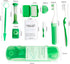 2 x Portable Orthodontic Oral Care Kit, Travel Kit for Patients, Interdental Brushing Wax Floss Toothbrush Cleaning