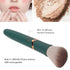 Electric Makeup Brush, USB Rechargeable Electric Cosmetic Brush 10 Gears Soft Hair Electric Beauty Brush for Blending Green
