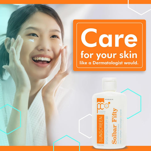 Person & Covey SPF 50 Sunscreen, 4 Fl. Oz - Broad Spectrum Face & Body Sun Cream, Water-Resistant