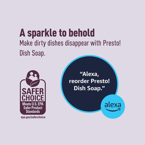 Presto! Dish Soap, Lavender Scent, 30 fl oz, Pack of 2 – Amazon Brand