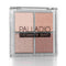 Palladio Eyeshadow Quads, Four Way Quad Eye Shadow Palette, Velvety Pigmented Blendable Matte, Talc-Free, Creamy
