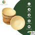 Disposable Palm Leaf 3.5" Round Mini Bowl, 25 pcs Dipping Bowls, All Natural and Biodegradable