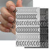 Line Nail Art Stickers, 3D Curved Lines Decals, Gold Silver Black Adhesive Tapes for French Nail Design, 8 Sheets
