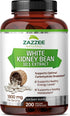 Zazzee White Kidney Bean 10:1 Extract, 1800 mg per Serving, 200 Vegan Capsules, Non-GMO, Made in USA