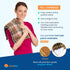 SunnyBay Extra Large Microwave Heating Pad, Microwavable Heavy Weighted Full Body Moist Hot Pack with Wheat Filling,