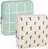 2 Pack Period Bag for Teen Girls, Waterproof Sanitary Napkin Storage Bag, Organizer with Zipper for Tampons, Menstrual