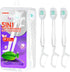 KUGUAN Mini Brushes-Disposable Toothbrushes with Toothpaste Travel Toothbrushes Portable for Work or Travel