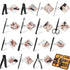 Professional Stainless Steel Nail Clipper Travel & Grooming Kit, 15pcs Manicure & Pedicure Set with Luxurious Case