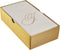 Silver Spoons Disposable Monogrammed Guest Towels, Initial 'J', 24 pc, Ivory/Gold Napkins for Weddings, Dinners, Events